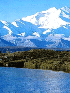 水波荡漾湖光山色手机动态图片 72)
