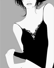 非主流黑色插画MM 674)
