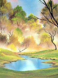 如画风景，体现手机的屏幕质感　系列三 1604)
