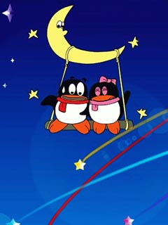 QQ宠物的浪漫爱情手机壁纸 2238)
