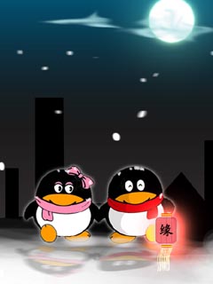 QQ宠物的浪漫爱情手机壁纸 2239)