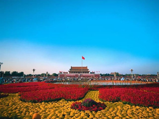 庆祝国庆节，北京故宫天安门桌面二 4263)
