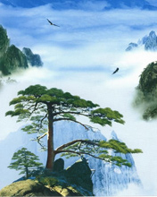 手绘风光美景手机桌面图2 4446)