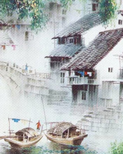 手绘风光美景手机桌面图2 4453)
