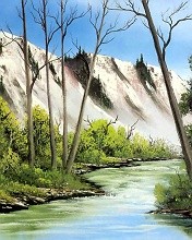 手绘美丽风景图3 4478)