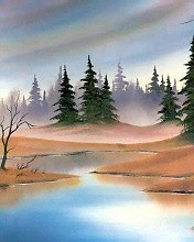 手绘美丽风景图3 4474)