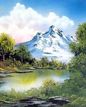 手绘美丽风景图3 4477)