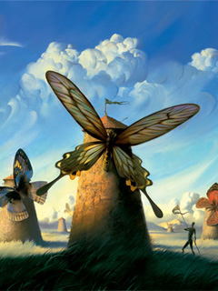 欧美幻想插画类手机壁纸 5862)