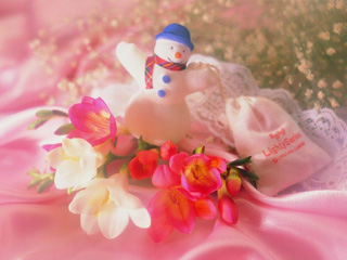 圣诞节可爱雪人图片 6938)