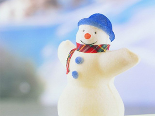 圣诞节可爱雪人图片 6942)