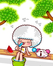 韩国超可爱JAJA娃娃静态手机壁纸 7160)