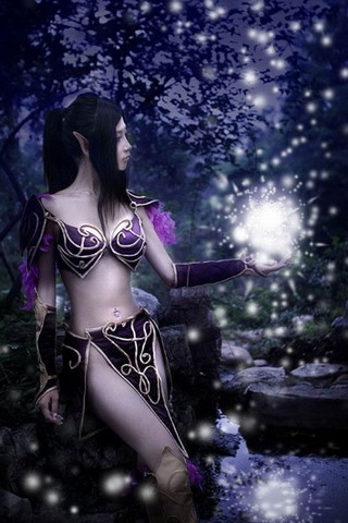 暗夜精灵国内COSPLAY美女壁纸 7271)