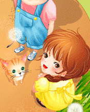 小孩可爱的动画背景图片 7883)