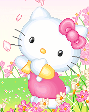 176x220可爱kitty动态手机图片 7907)