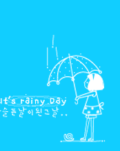 176*220蓝色写意心情动态图片 8742)