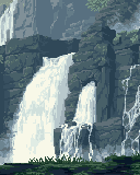 点阵山水风景动态图片 10206)