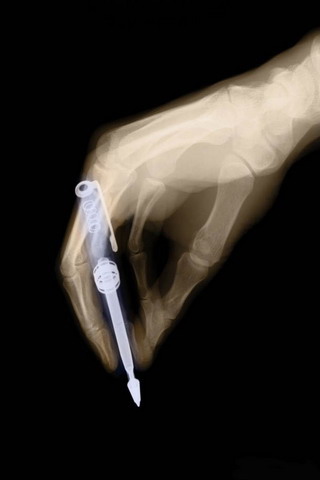 黑色透视iPhone4壁纸 10972)
