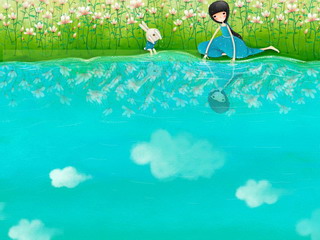 韩国著名插画家echi 插画壁纸 11176)