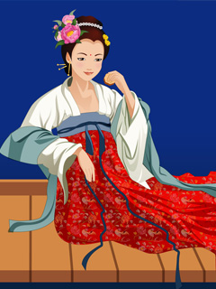 中秋嫦娥送月饼送祝福 11329)