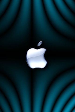 苹果标识创意iphone壁纸 12532)