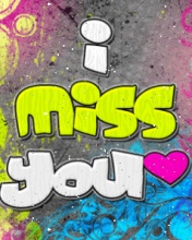 爱情类手机图片I Miss You! 13011)