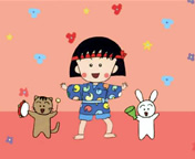 可爱樱桃小丸子手机壁纸 13247)