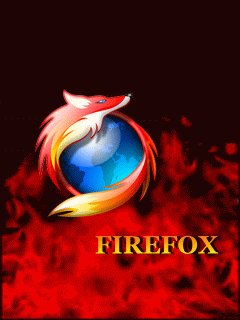 火红的firefox标志壁纸 13489)