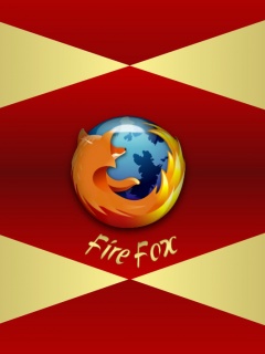 火红的firefox标志壁纸 13490)