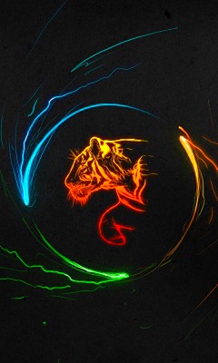 240x400老虎壁纸集 14233)