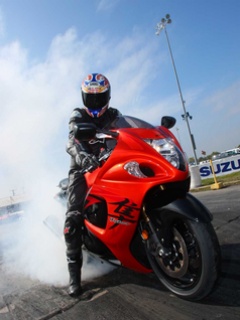 红色铃木赛车隼Hayabusa 14329)