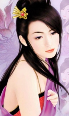 淡彩古典美女插画 14569)