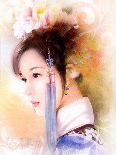 古典美女绘画 15043)