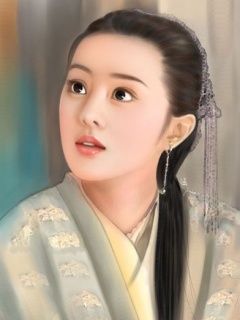 古典美女绘画 15034)