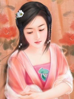 古典美女绘画 15036)