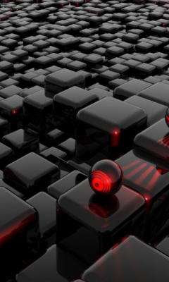 3D立体方块壁纸 15688)