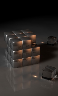 3D立体方块壁纸 15689)