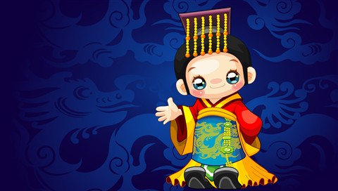 卡通三国人物矢量插画 16229)