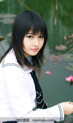 清纯美丽的学生妹 16323)