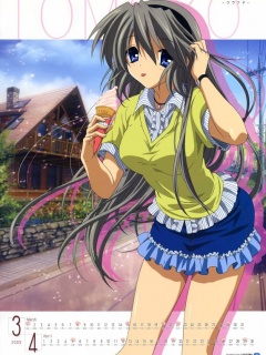 日本动漫Clannad中的美少女Tomoyo 16369)