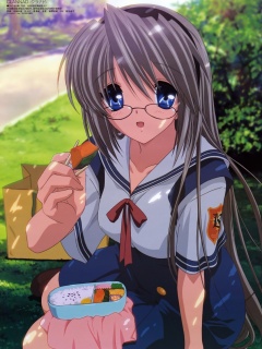 日本动漫Clannad中的美少女Tomoyo 16370)