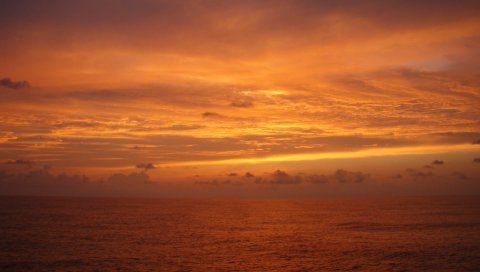 海天相接日落黄昏 16715)