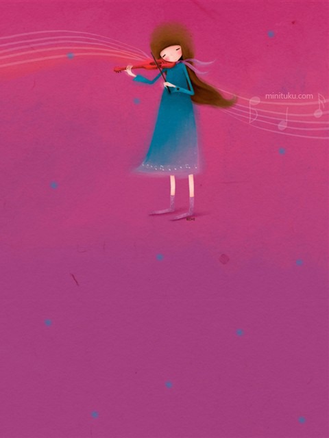韩国插画家echi作品480x640壁纸 16812)