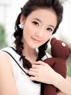 亚洲小姐刘雨欣白色连衣短裙清纯手机图集 16856)