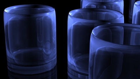 3D设计玻璃茶杯 17989)