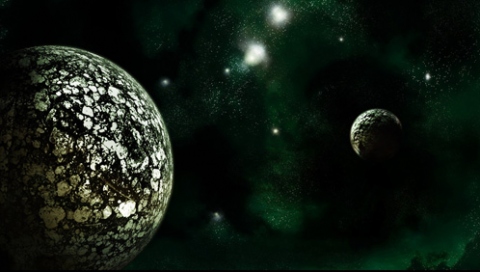 漂亮的星空星球壁纸 18003)
