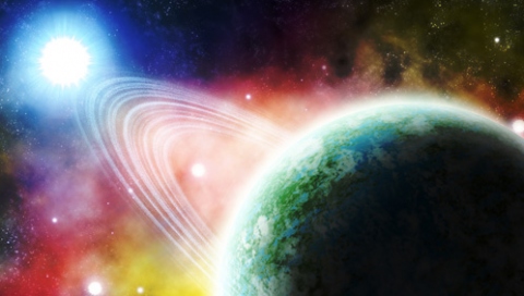 漂亮的星空星球壁纸 17997)
