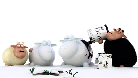 3D卡通绵羊Sheeps 19338)