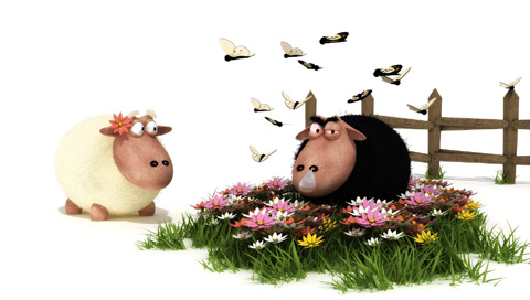 3D卡通绵羊Sheeps 19335)
