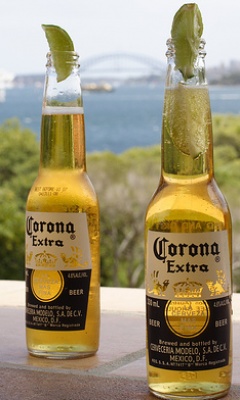 Corona Beer啤酒广告设计图 19449)