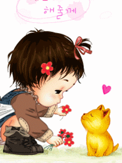 可爱漂亮的小女孩手机动态屏保 第1页